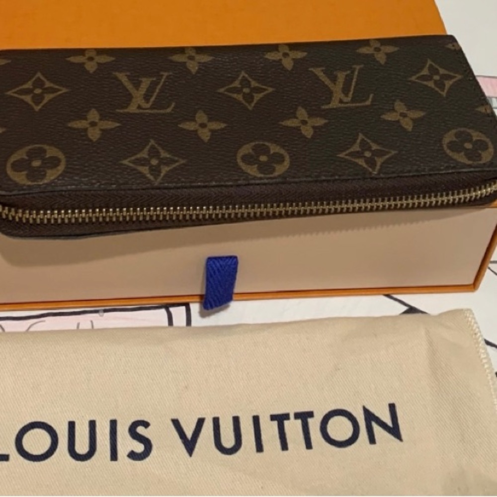 Louis Vuitton  Monogram Canvas Clemenceau wallet